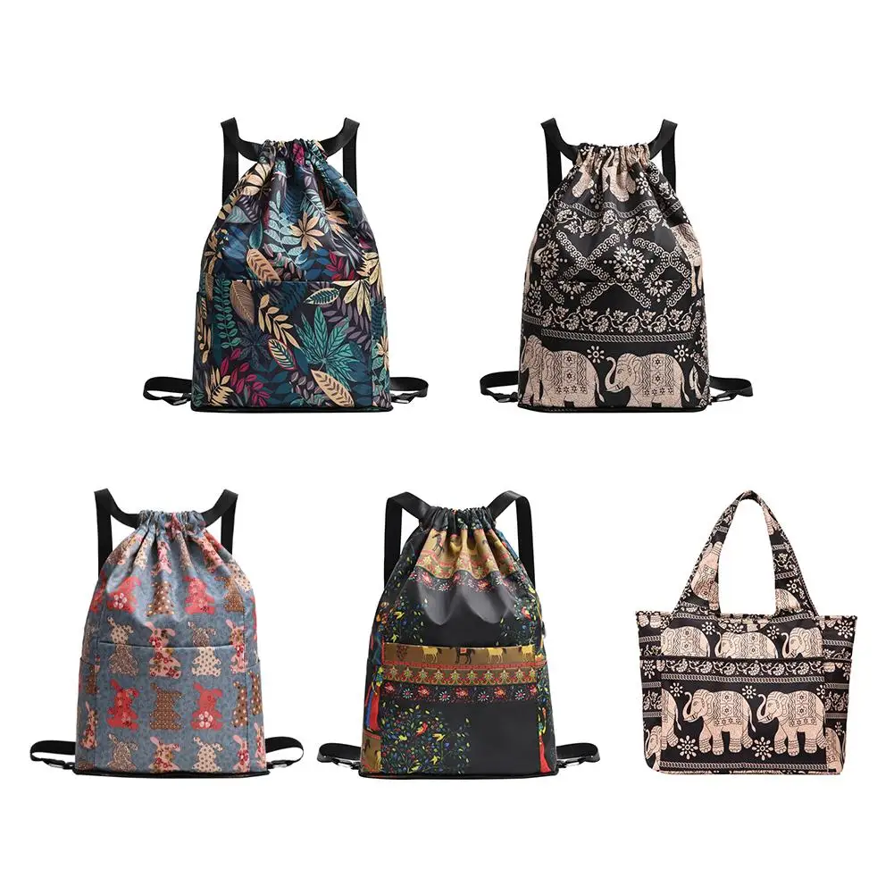 Рисунок 6 - Нейлоновый Складной женский рюкзак на шнурке