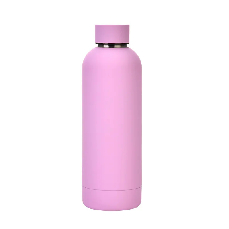 Free Name Vacuum Flask Double-wall Insulated Stainless Steel Thermos Water Bottles Thermal Portable Cup For Sport 500ml