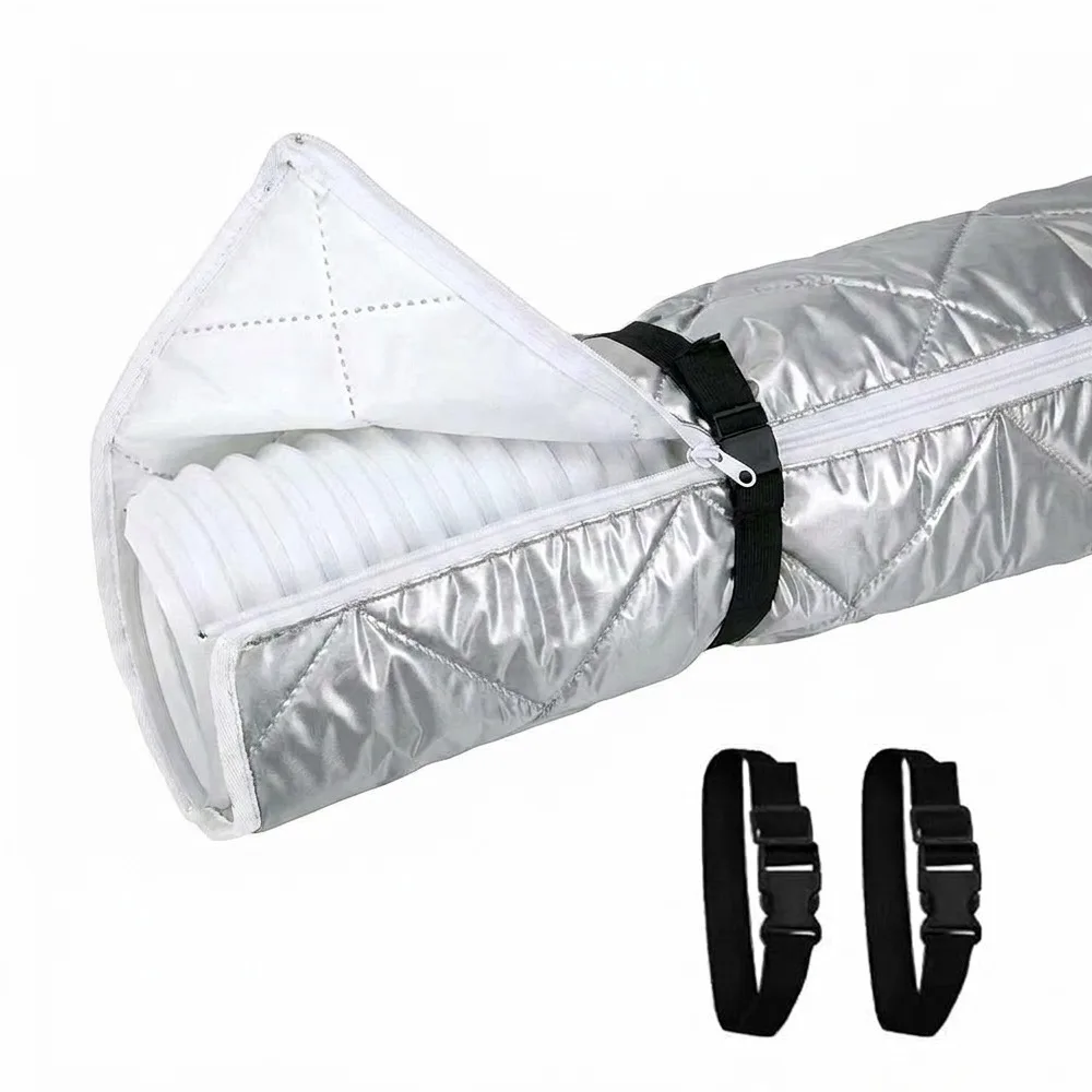 Waterproof Adjustable Strap Hose Insulation Cover with Buckle Straps