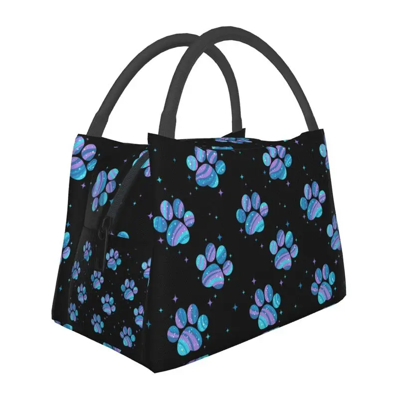 

Custom Starry Paws Lunch Bag Men Women Cooler Warm Insulated Lunch Boxes for Work Pinic or Travel