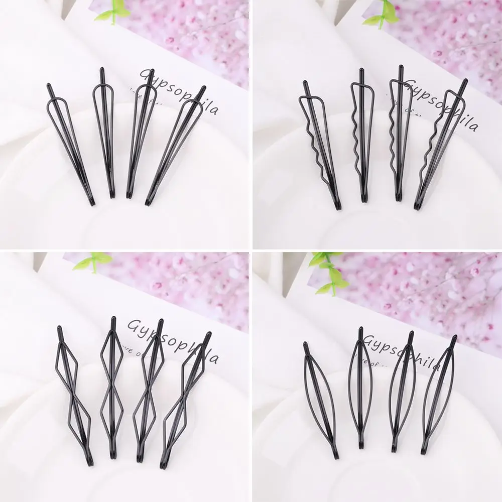 

4Pcs/set New Hair Accessories Women Fashion Girls Hairgrips Geometry Hair Clip Geometric Rhombus Bobby Pins
