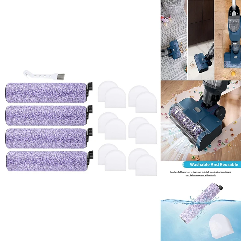 

HOT！-Roller Brush Filter Cotton For Shark WD100 WD101 WD200 WD201 Cordless Vacuum Cleaner Replacement Spare Parts