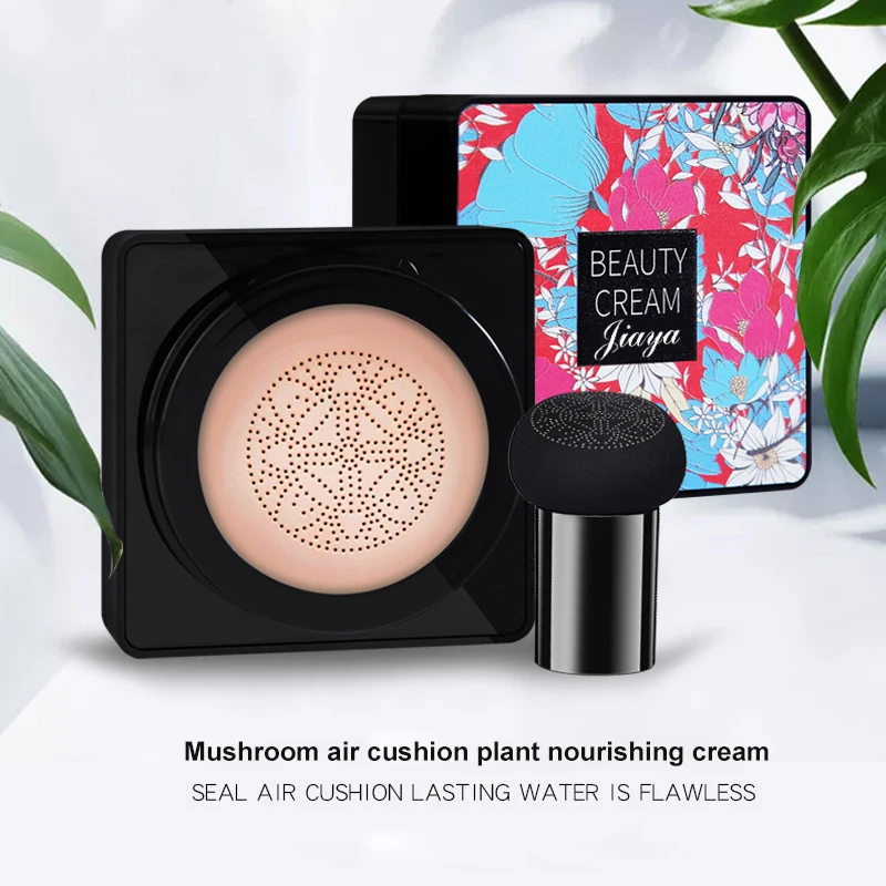 Mushroom Head Air Cushion BB CC Cream Light Concealer Lasting Moisturizing Foundation Face Base Cream Waterproof Anti-sweat