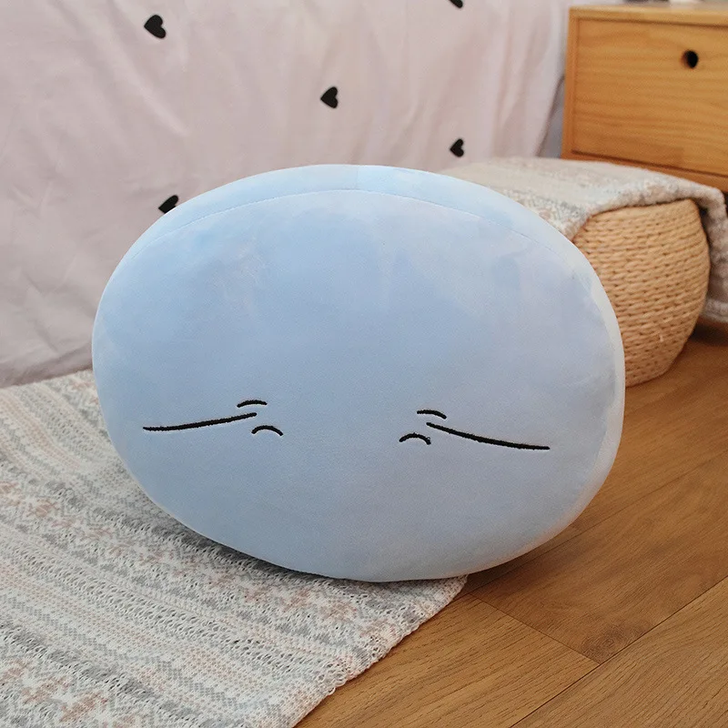 30cm Blue PP Cotton Four Emotions Slime Dumpling Plush Toy Accompany Sleeping Cute Doll