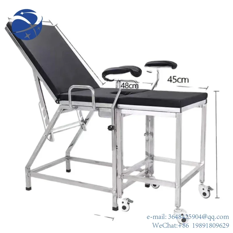 

YYHCFactory Price Hospital Examination Table Obstetric/Gynecological Delivery Bed gynecology examination bed examination couch
