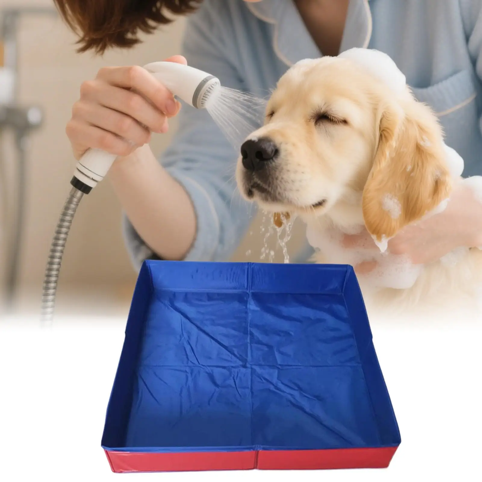 Cool Cat And Dog Swimming Pool PVC Folding Pet Swimming Pool Funny Dog Paddling Pool Small Pet Bathtub