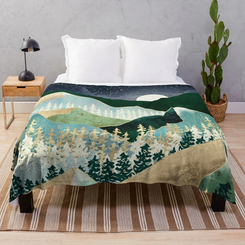 

Spring Night Vista Throw Blanket Weighted Blanket Blankets For Bed Thin Blanket