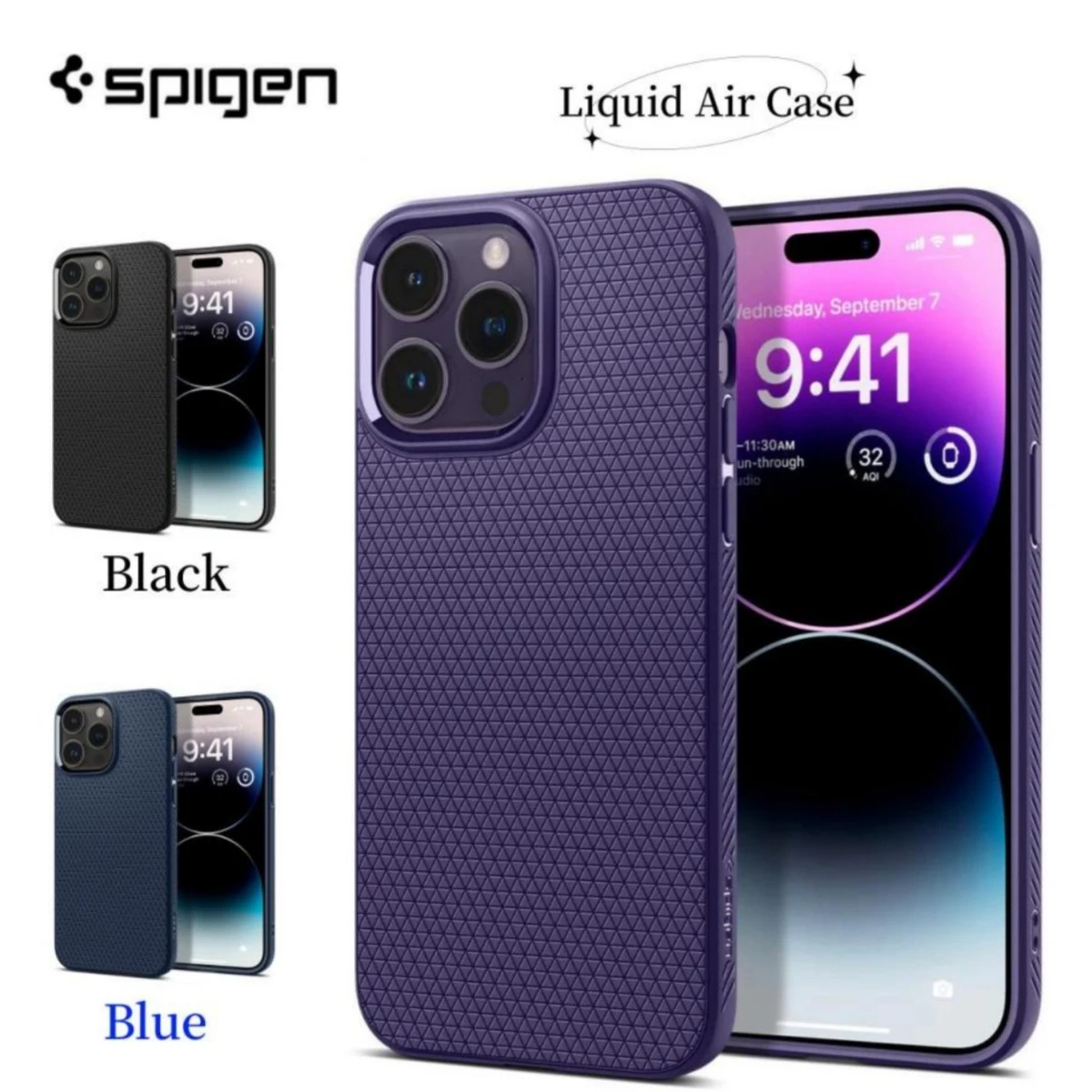 Spigen Liquid Air TPU capa protetora, adequado para anti derrapante