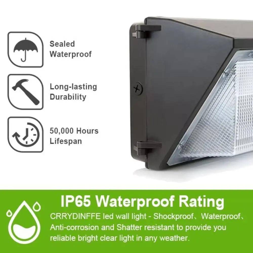 모션 센서 야외 LED 벽등 IP65 방수 IP65 등급 LED 벽등 AC 전원 공급식 황혼에서 새벽까지 작동하는 광센서
