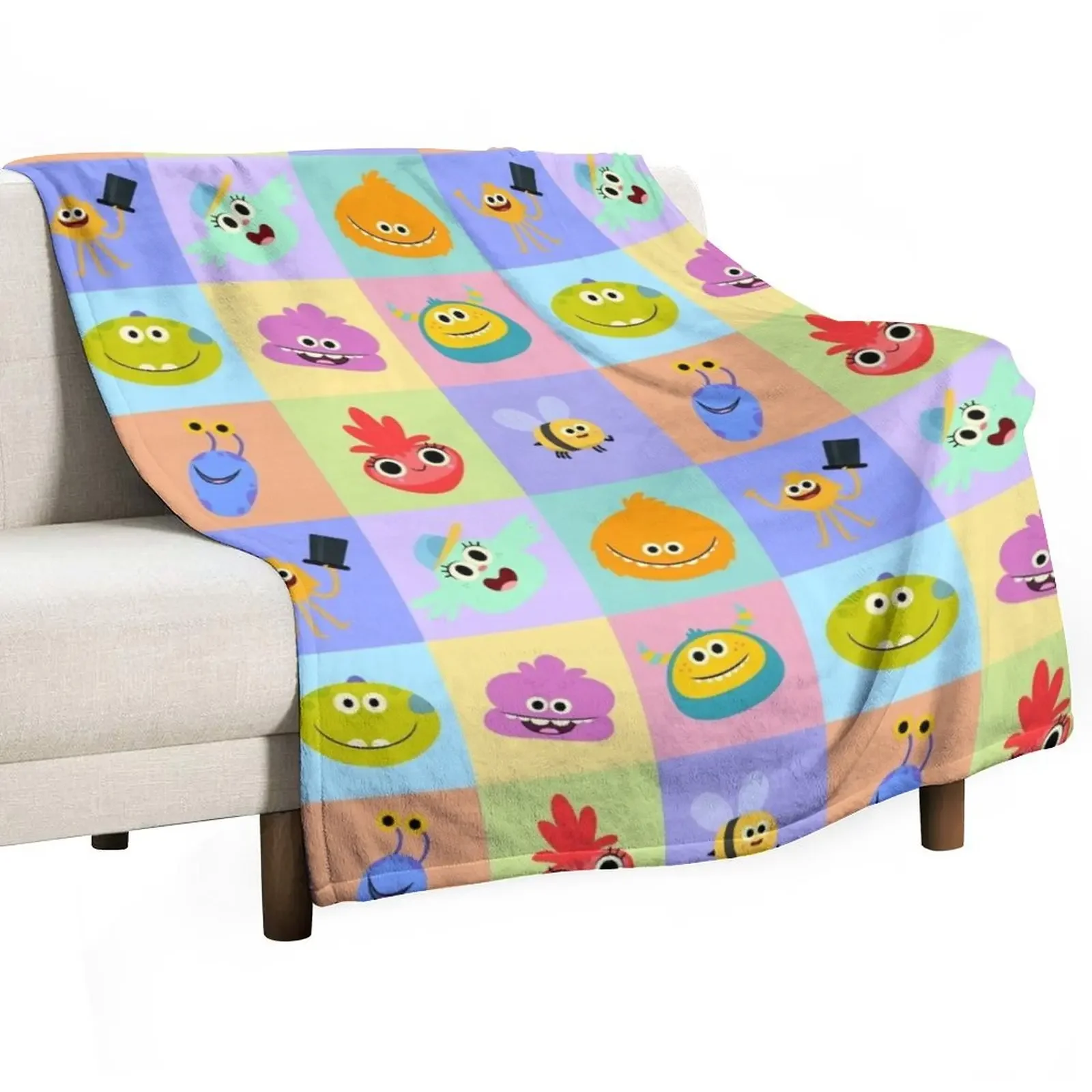 

Rhymington Square Pattern 01 Throw Blanket Luxury Thicken Sofas Thermals For Travel Blankets