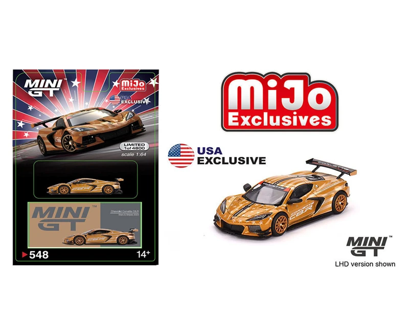 

MINI GT 1:64 Chevrolet Corvette C8.R Stars & Stripes 2023 limited4800 Car