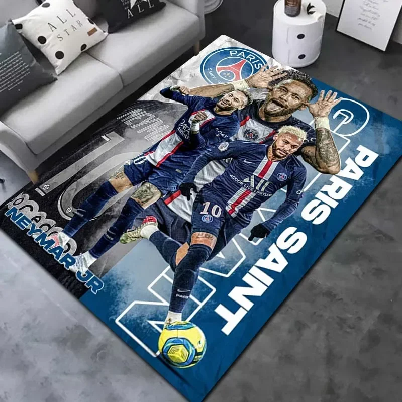 패션 피규어 N-Neyma 축구 3D 스포츠 대형 카펫 프린트, 거실 침실 장식 카펫, 욕실 미끄럼 방지 카펫 선물 
