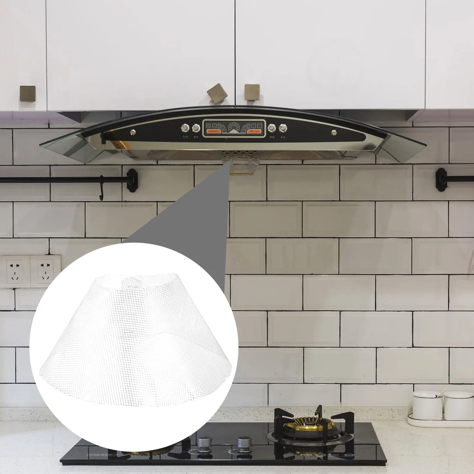 Filter Hood Range Kitchen Grease Vent Net Cooker Fan Filters Replacement Oil Extractor Oven Paper Exhaust Stove Mesh Accessories