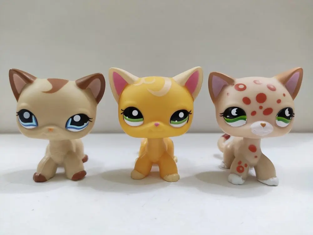 3pcs/lot Lps Action Figure Toy Pet Shop Cat Littlest Pet Shop Kid Toy 10242194852 Action