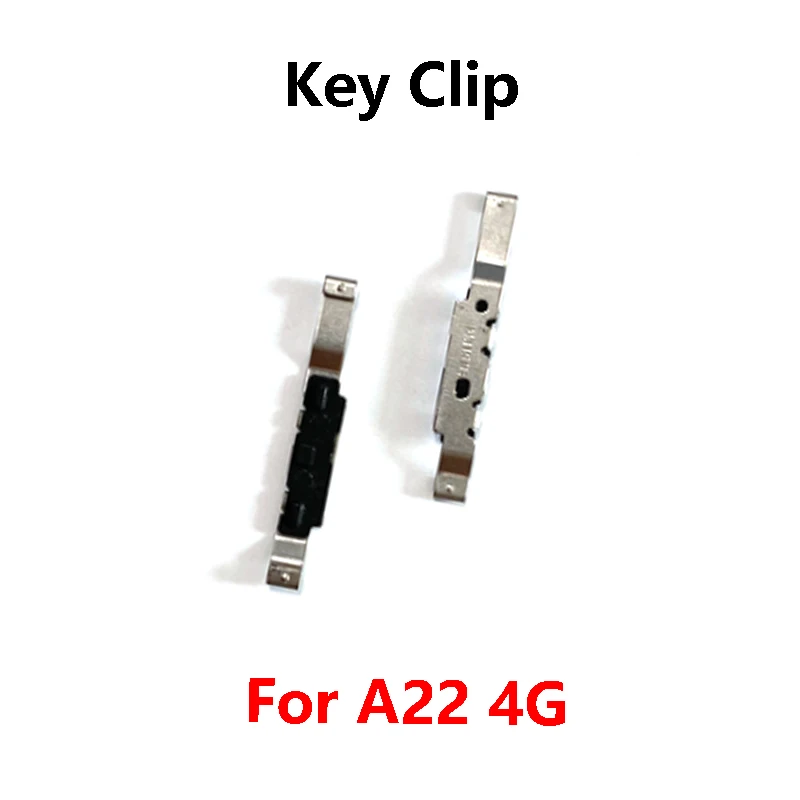 삼성 갤럭시 A14 A22 4G A24 A32용 전원 버튼 측면 키 브래킷 (철제 후크 포함, 키 클립 고정) 1개