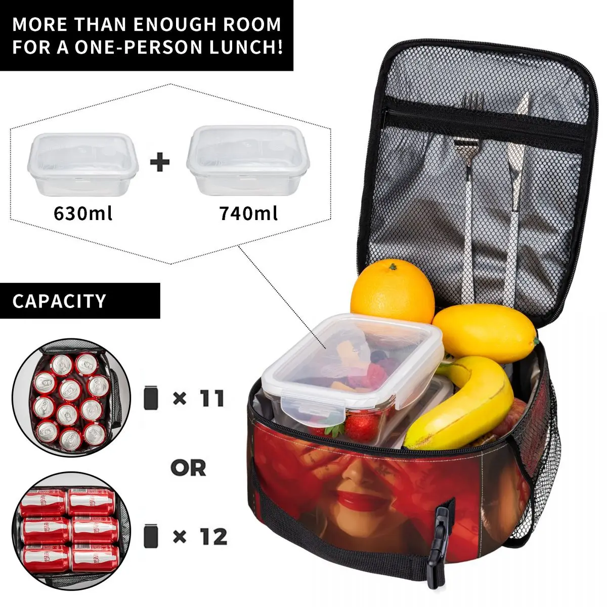 Ariana Grandes Eternal Sunshine Thermal Insulated Lunch Bag for Picnic Portable Food Container Bags Thermal Cooler Food Box