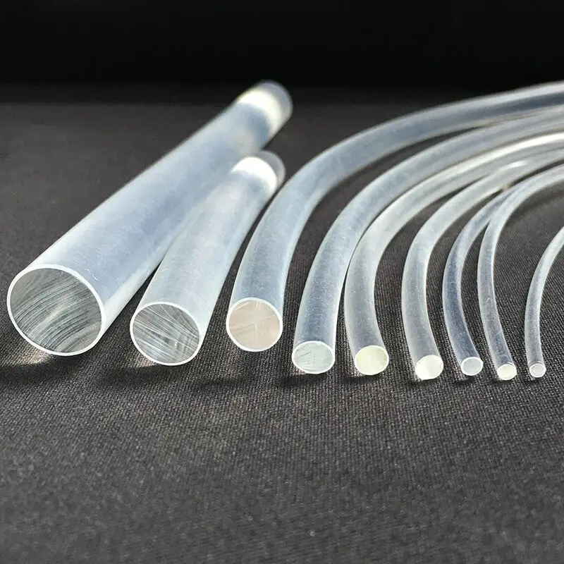 5M 1mm~8.0mm(Dia.) Clear Side Glow Solid Core Optical Fiber Cable Hanging Curtain Home Desk Mat Bendable DIY Decorative Lighting