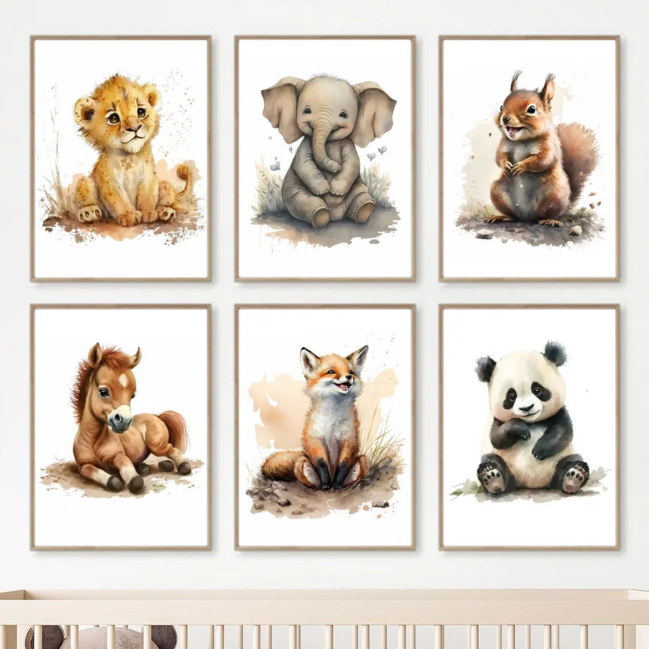 Cute Vintage Great Seven Stickers You Choose Opal Fox Panda Bear