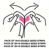 10/20/30/50 Pcs Depilatory Wax Strips For Hair Removal Wax Paper Cold Wax Strips Paper For Face Neck Arm Leg Body Beauty Tools 6