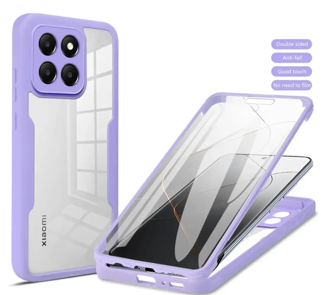 360 Coque complète pour Xiaomi 14 13 12 11 10 Lite Ultra POCO M3 X3 NFC X4 M4 X5 F5 Pro Coque Double face Funda Protect_voghion.com