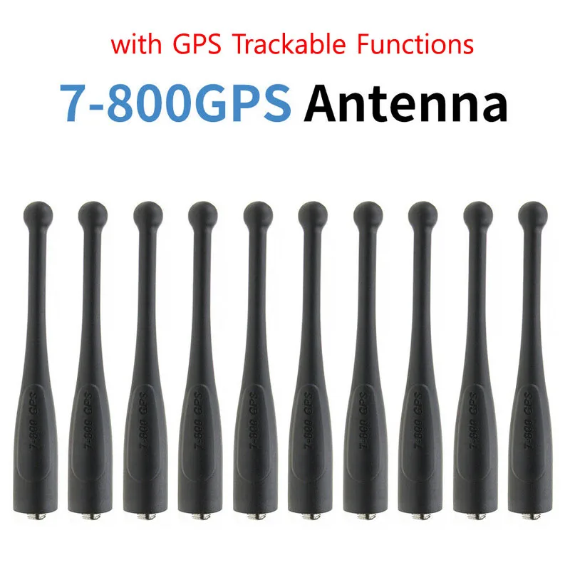 

10PCS NAR6595 700/800MHz GPS Stubby Antenna for MOTOROLA APX8000, APX7000, APX6000,APX6000XE,APX4000,APX1000,SRX2200 Radio