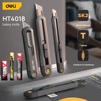 Deli SK2 Blade 3 Styles Art Knife Set Self-locking Small Portable Unboxing Tool Knife Wallpaper Knife Office Supplies Stationery 1