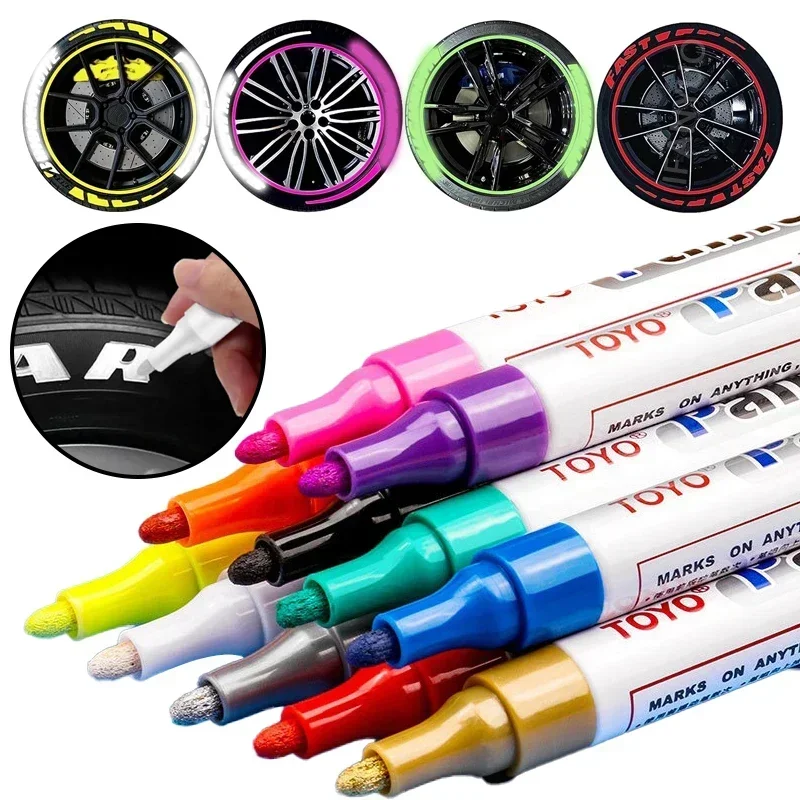Car Scratch Repair Pen Auto Touch Up Paint Fill Remover Vehicle Rubber Tyre Metal Permanent Marker