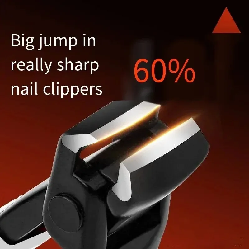 Splash Resistant Wide Nail Clippers for False Nails Thick Nail Pedicure Tools Press on Nails Tools Manicure Cutters Professional