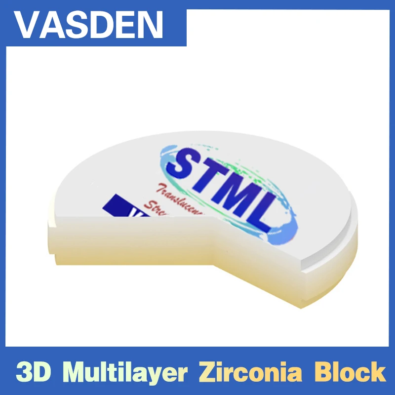 

D2 D3 D4 Color Ceramic Zirconio Disc Dental Lab 3D Pro Multilayer Zirconia Disk CADCAM Milling Blocks