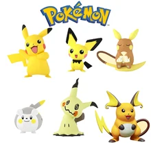 

Pokemon Pikachu Charmander Psyduck Squirtle Jigglypuff Bulbasaur Pokémon Anime Figures Toy Model Kawaii For Kids Gift 6 Styles