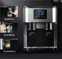 18 Kg/day Portable Transparent Ice Cube Maker, Water Tank Capacity 1.8 Liters, Ice Maker for Cold Water and Crushed Ice 2