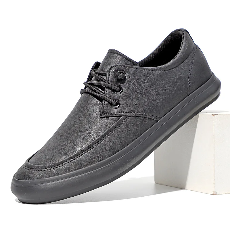 Men's Leather Shoes Low-top Shoes Casual British Pedal Men's Spring Autumn Business Boots Tide BD22432