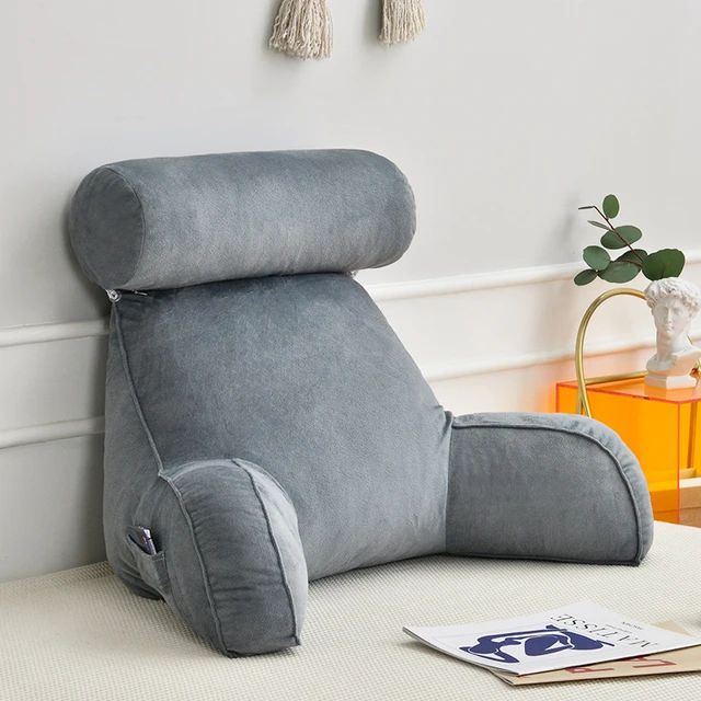 Office Sofa Bedside Back Cushion Bed Lumbar Support Cushions Backrest Backs  Rest Pain Relief Pillows