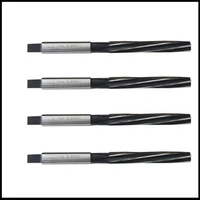 4.5mm 5mm 5.5mm 6mm Cutting Dia H7 HSS High Speed Steel 6 Spiral Flute Rotary Rotating Tool Milling Cutter Manual Hand Reamer 1