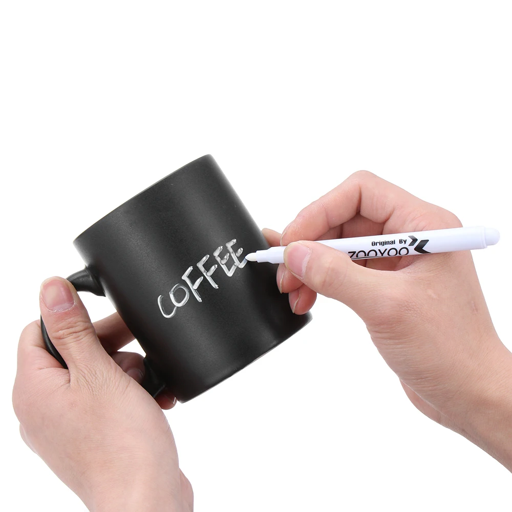 1Pc White Liquid Chalk Pen Erasable Pen Chalkboard Marker Glass Jar Marker Drawing Writing Stationery School Office Supplies white marker pens,pen marker,markers pen,marker pens,marker pen,art marker pens,liquid chalk markers,paint marker pens