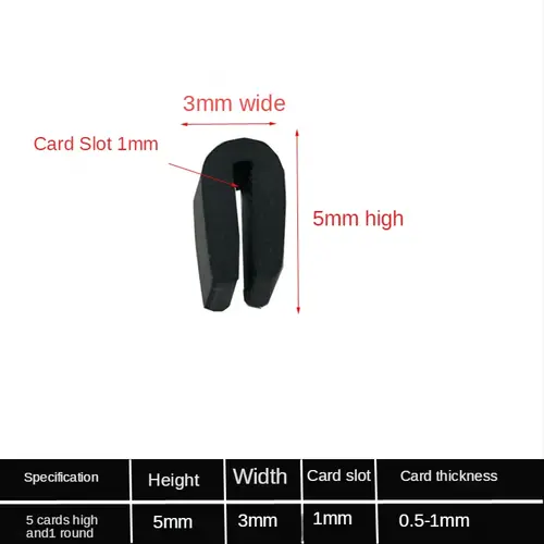 1/2/3/5/10M Black Rubber Edge Strip U Section Anti Oil Seal Edge Shield Encloser Inner Width 0.5-10mm High 5-15mm - Image 7
