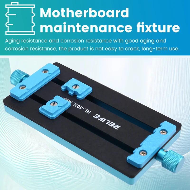 RELIFE RL-601I Universal Rotary Adjustable Metal Clip Fixture For Mobile Phone Motherboard IC Chip Welding Repair Tools