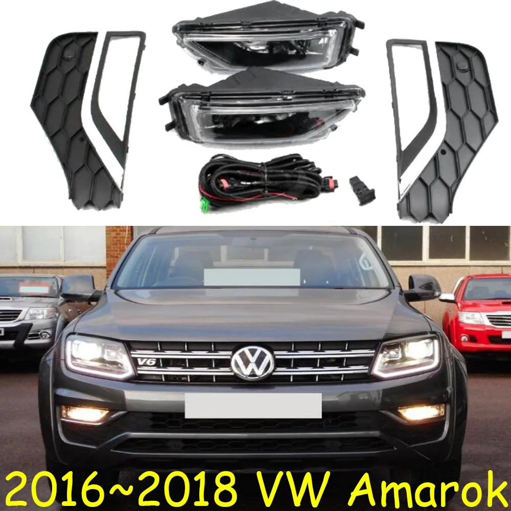 

1 комплект автомобильных фар для Amarok Противотуманные фары автомобильные аксессуары 2016 ~ 2018y фары для Amarok противотуманные фары