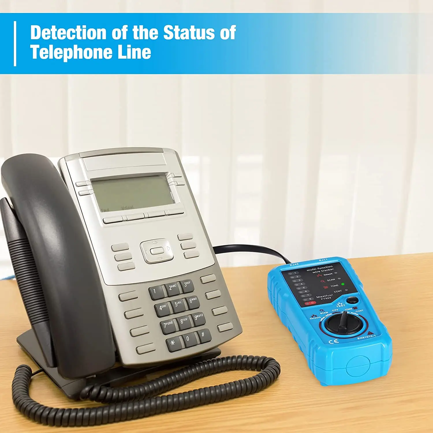 Premium Cable Tracker Tester - Network & Telephone Wire Finder with High-Quality LAN Line Detection