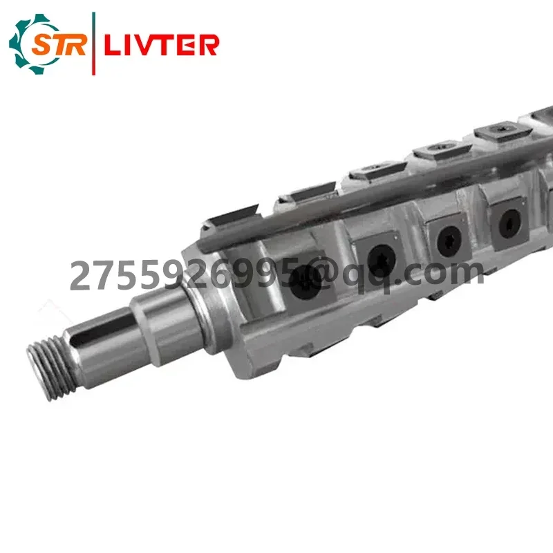 DeWalt DW735 및 DW735X 플래너용 업그레이드 나선형 커터헤드, 62 카바이드 블레이드 포함, R150 나선형 커터 샤프트