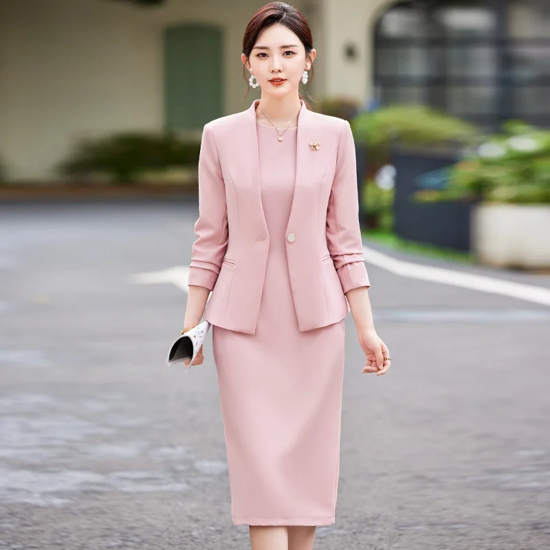 chinese dress ladies Amazon.com: Drkobr Women's Professional Outfits Suit Formal Business Office  Lady 2 Pieces Set Jacket & Pants Navy Blue : Clothing, Shoes & Jewelry