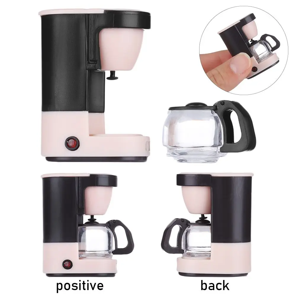 Gift Juice Extractor Display  House Miniature Accessories 1:12 Dollhouse Coffee Maker Kitchen Furniture Coffee Pot