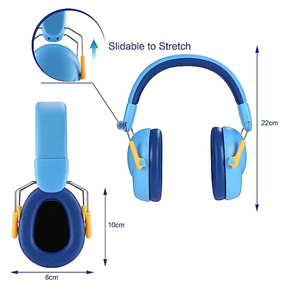 Kids Ear Defenders-Noise Cancelling Headphones 26dB Ear Protection Earmuffs Hearing Protectors for Age 6 Months to 14 Years electronic earmuffs noise cancelling headphones