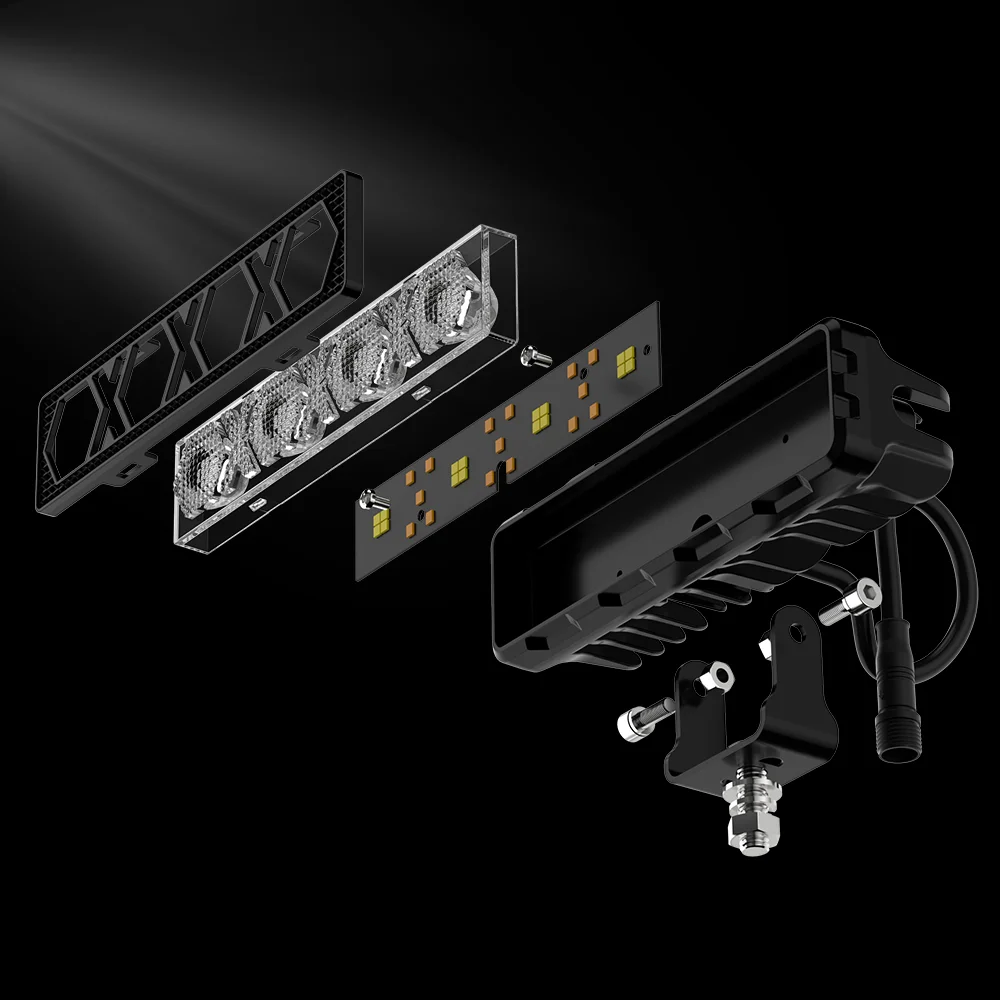 6Inch Work Fog Light Long Range Auxiliary Auto Fog Light Led Light Bar for Moto