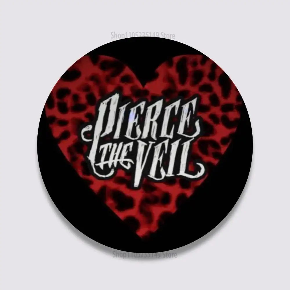 Handmade Pierce The Veil Music Pins - Round Brooch Badge for Backpacks, Clothes, and Jewelry Gifts