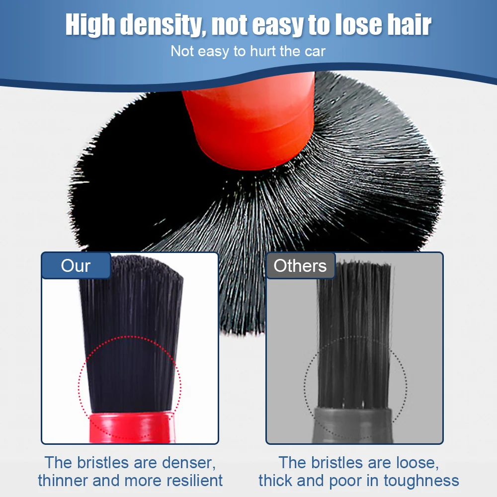 5pcs Car Detailing Brush Auto Cleaning Car Cleaning Detailing Set Dashboard Air Outlet Clean Brush Tools Wash Accessories