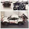 1:14 Sports Car Building Block Model Famous Sport Advanced Replica Race Cars Models DIY Power Building Blocks Collectible Gifts 4