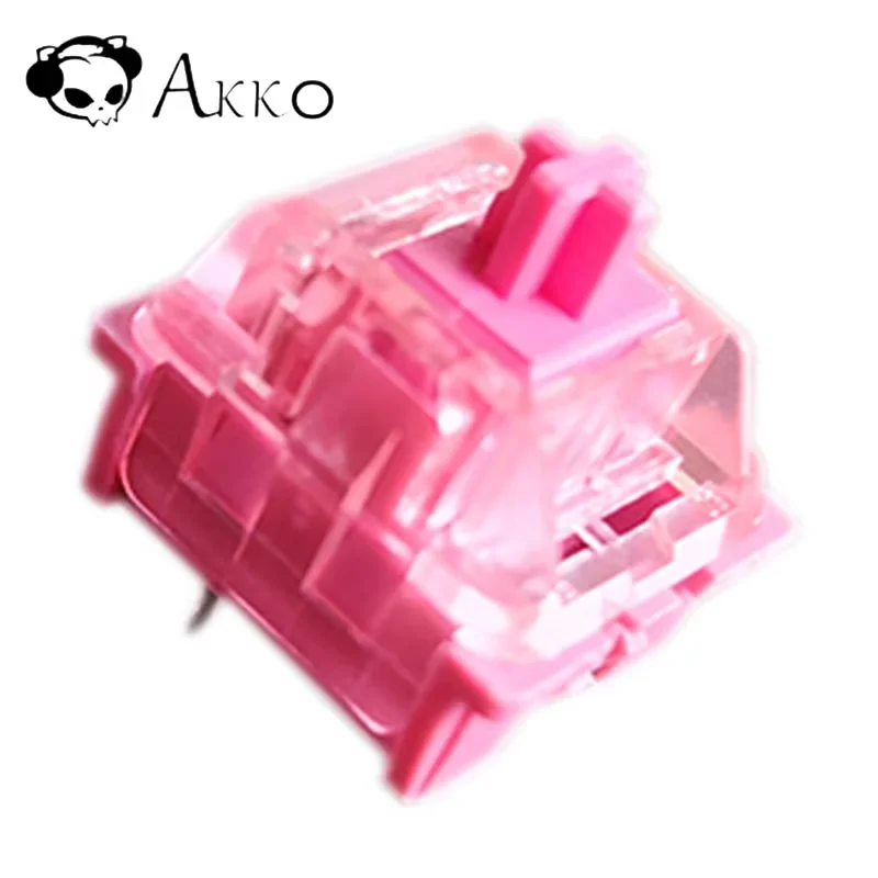 AKKO Rose Red Vintage White Switch Linear 43g Mechanical Keyboard