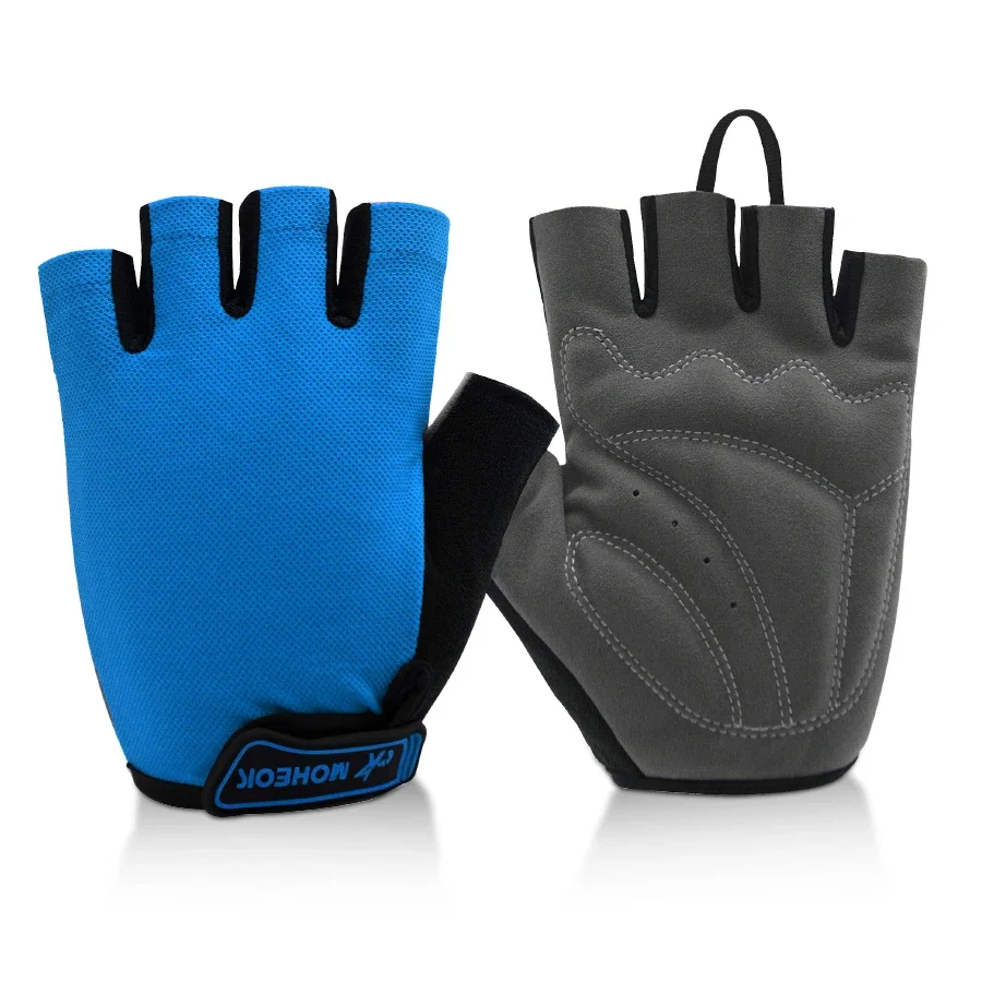 Cycling Gloves Breathable Half Finger Shockproof Non-slip MTB Mountain Bicycle Sports Gloves Men Women Road Bike Gloves 2