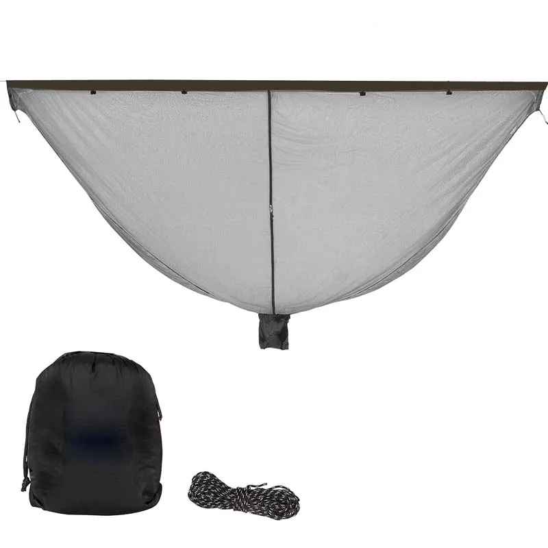 Rede de insetos de rede de mosquito suspensa separadora portátil de viagem leve ao ar livre para rede de acampamento